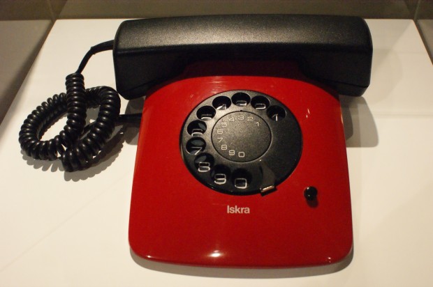 Classic elegance: the iconic Slovenian telephone by Iskra from the 1970s