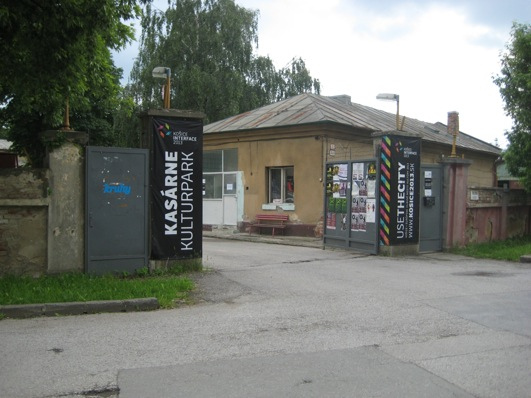 Former barracks in Kosice, transformed into Kulturpark